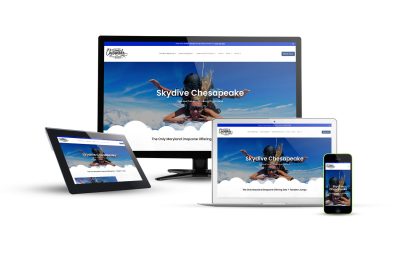 Chesapeake Skydiving Chesapeake Skydiving - Eternal NYC Website Design